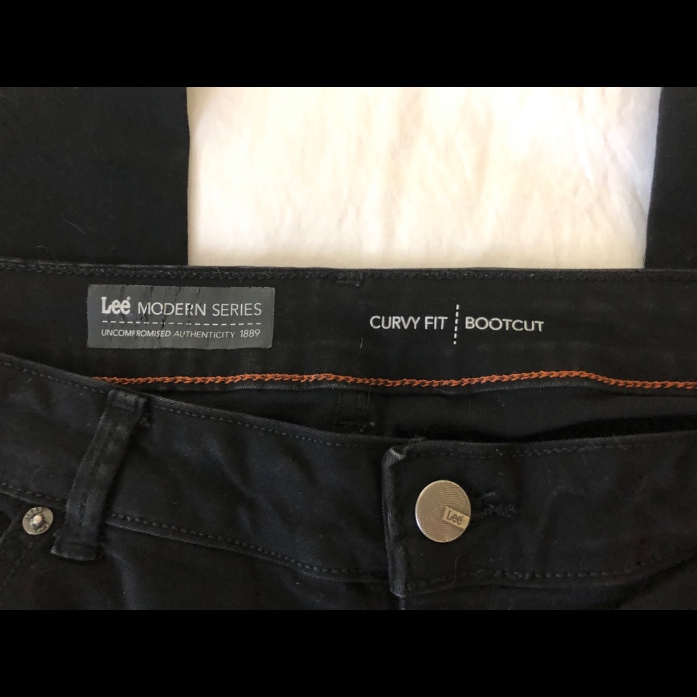 Black bootcut jeans